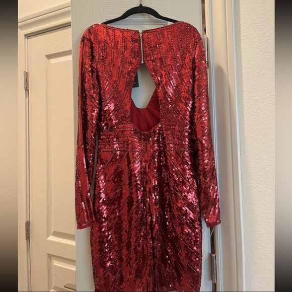 Red Sequin Dress ❤️ - Picture 2 of 2